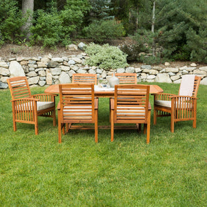 Mumford Outdoor Patio 7-Piece Dining Set with Cushions