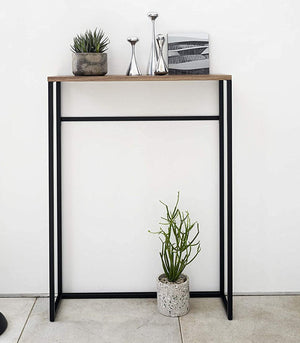 Narrow Entryway Console Table (32" H) - Steel