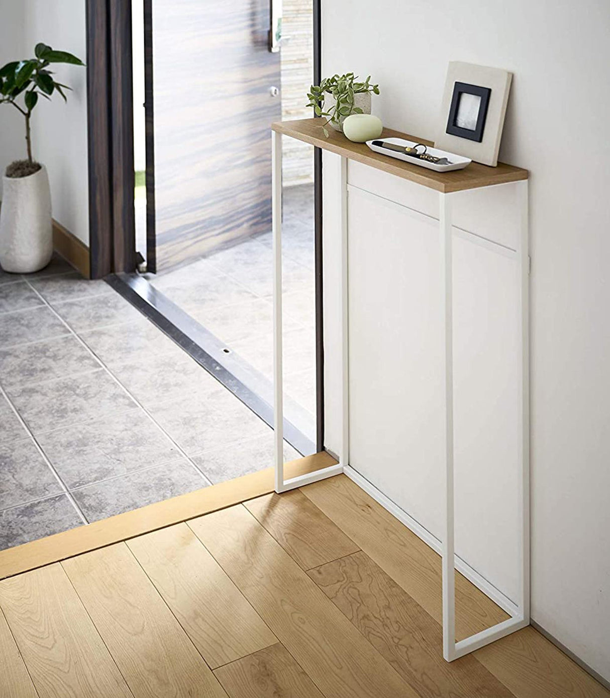 Narrow Entryway Console Table (32" H) - Steel