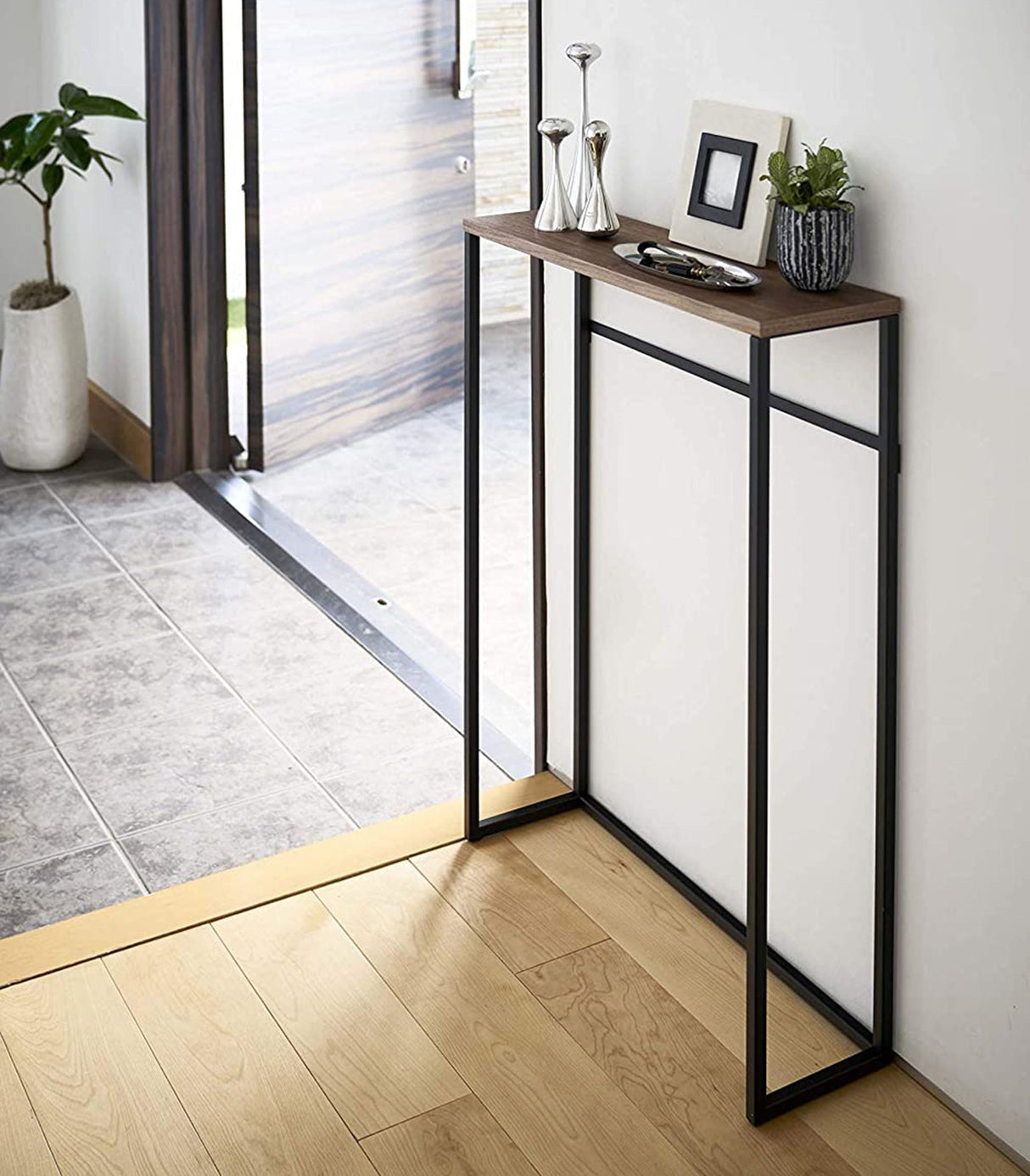 Narrow Entryway Console Table (32" H) - Steel