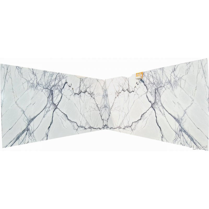 New York White Bookmatching Marble Slabs Polished - Livfloors Collection