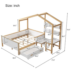 Nina Children's Bed with Desk