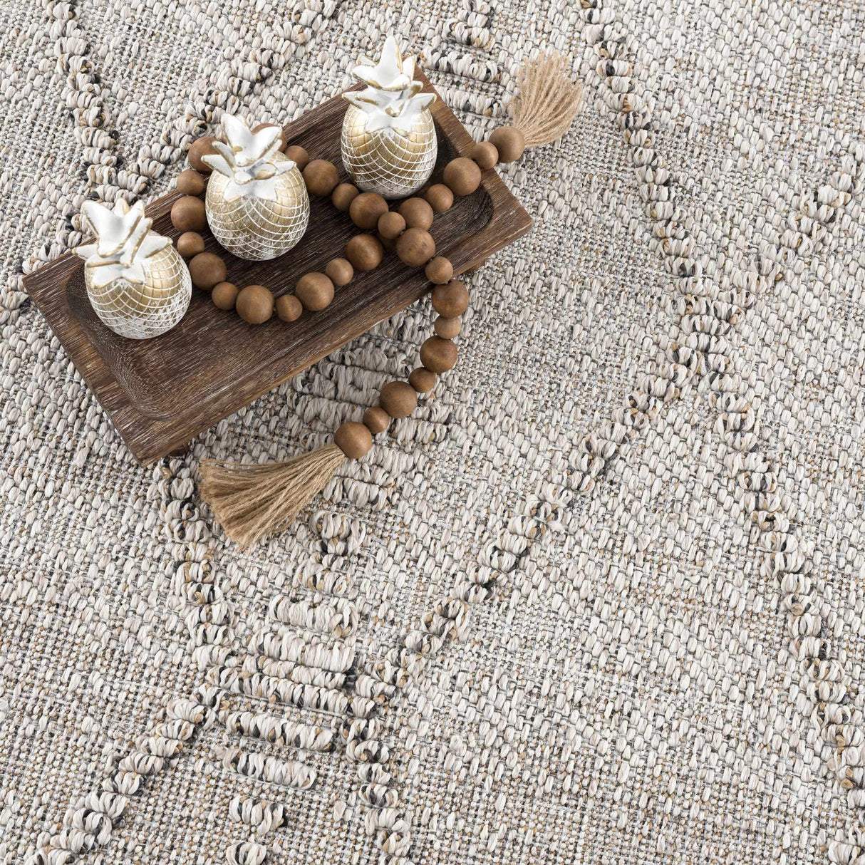 Nyla Bone Indoor & Outdoor Rug - Clearance