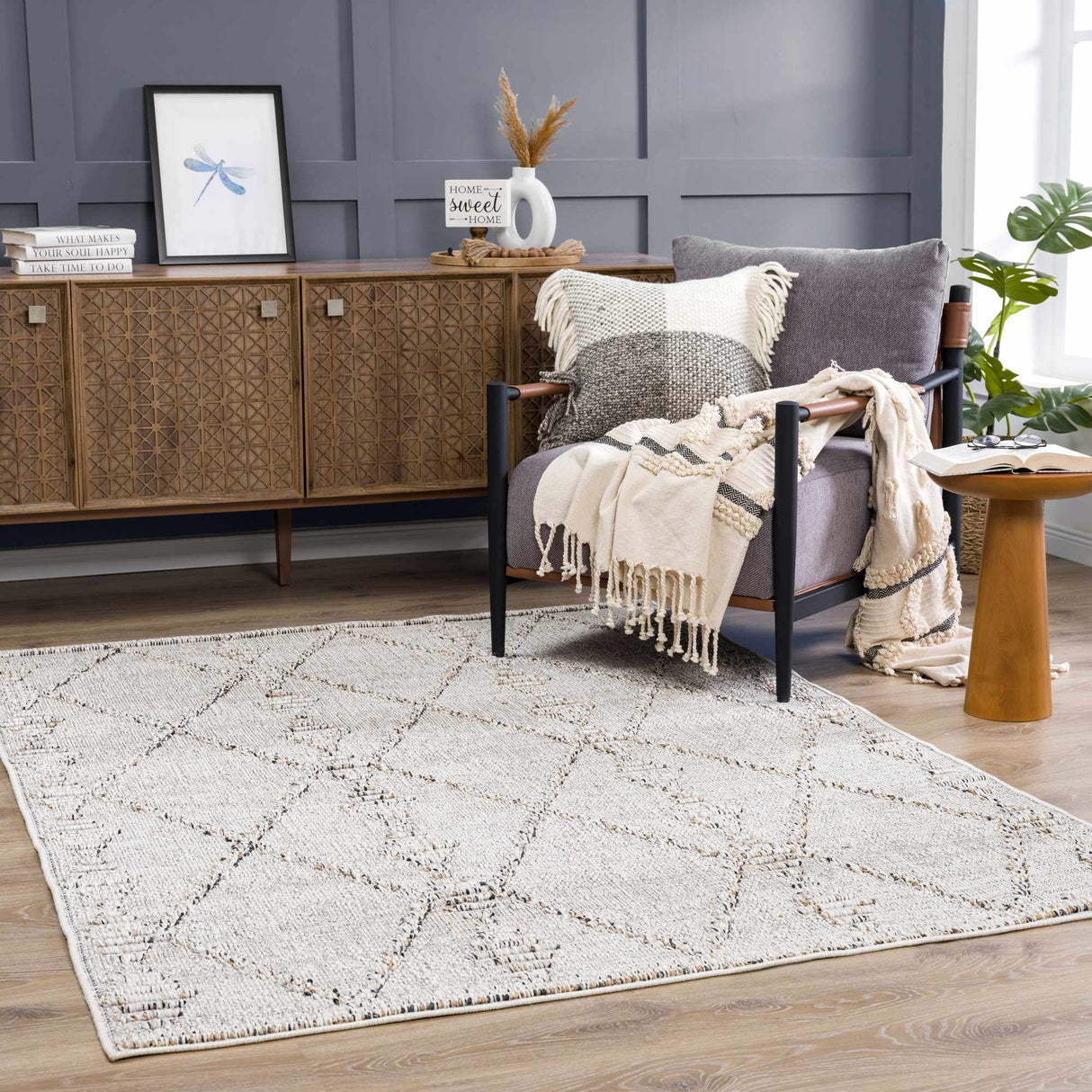 Nyla Bone Indoor & Outdoor Rug - Clearance