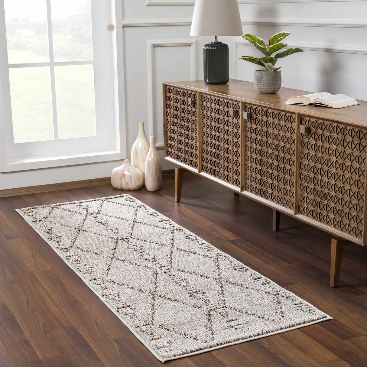 Nyla Bone Indoor & Outdoor Rug - Clearance