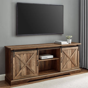 Oakridge Sliding Barn Door TV Console