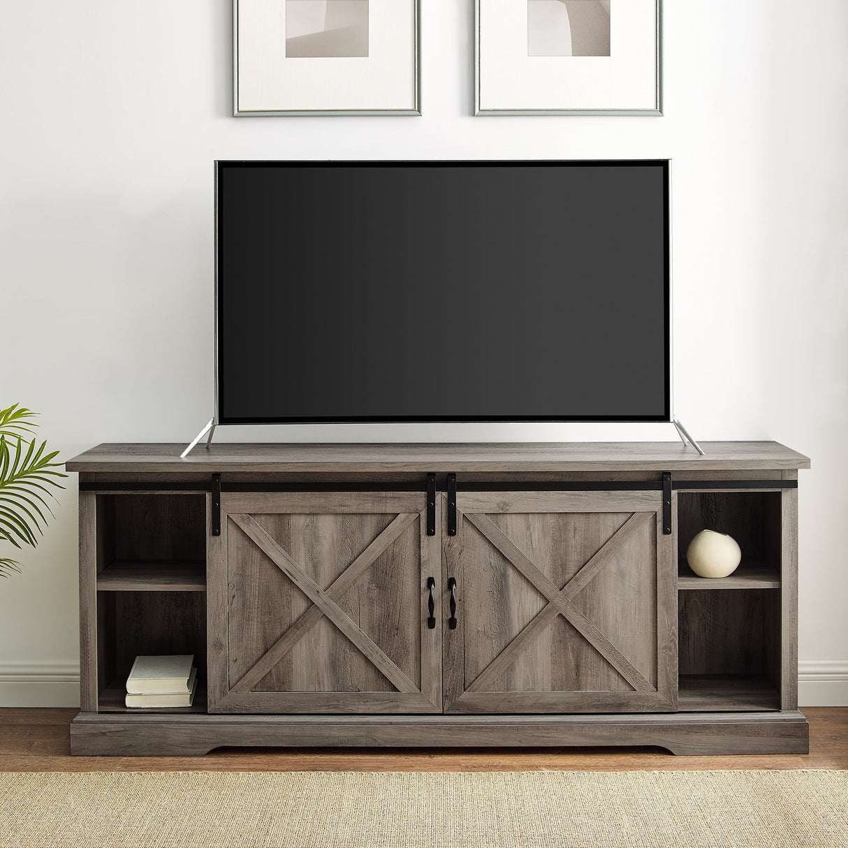 Oakridge Sliding Barn Door TV Console