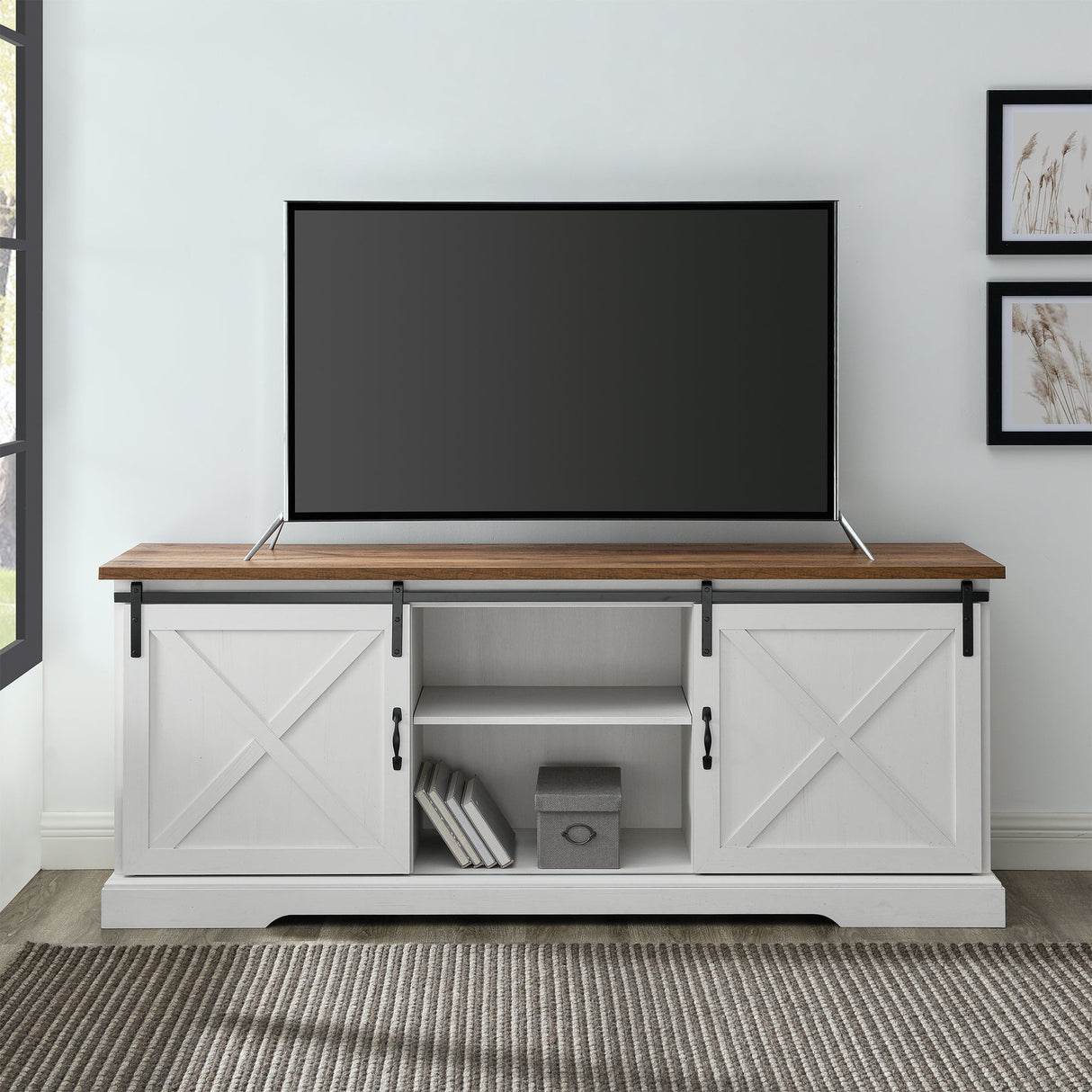 Oakridge Sliding Barn Door TV Console