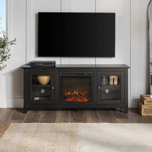 Olin Traditional Electric Fireplace TV Stand