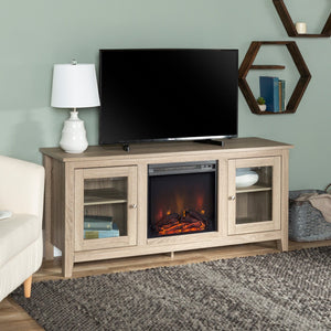 Olin Traditional Electric Fireplace TV Stand