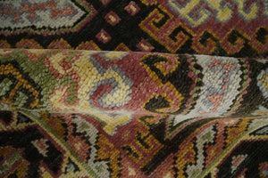 Olive, Gold, Black and Brown Oriental Traditional Hand Knotted Multi Size Wool Area Rug, Living Room and Bedroom Rug