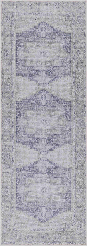 Olive Nisa Vintage Washable Area Rug