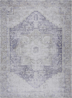 Olive Nisa Vintage Washable Area Rug