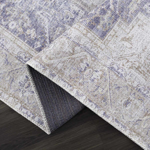 Olive Nisa Vintage Washable Area Rug
