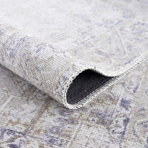 Olive Nisa Vintage Washable Area Rug