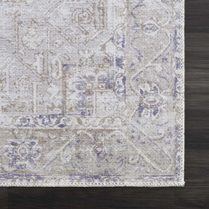 Olive Nisa Vintage Washable Area Rug