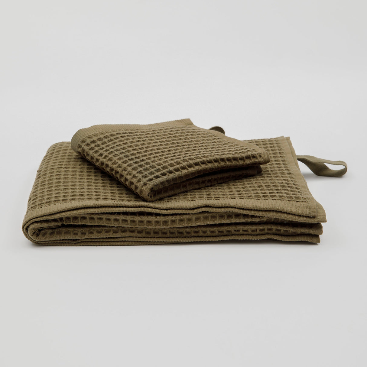 Olivia Waffle Bath Towels