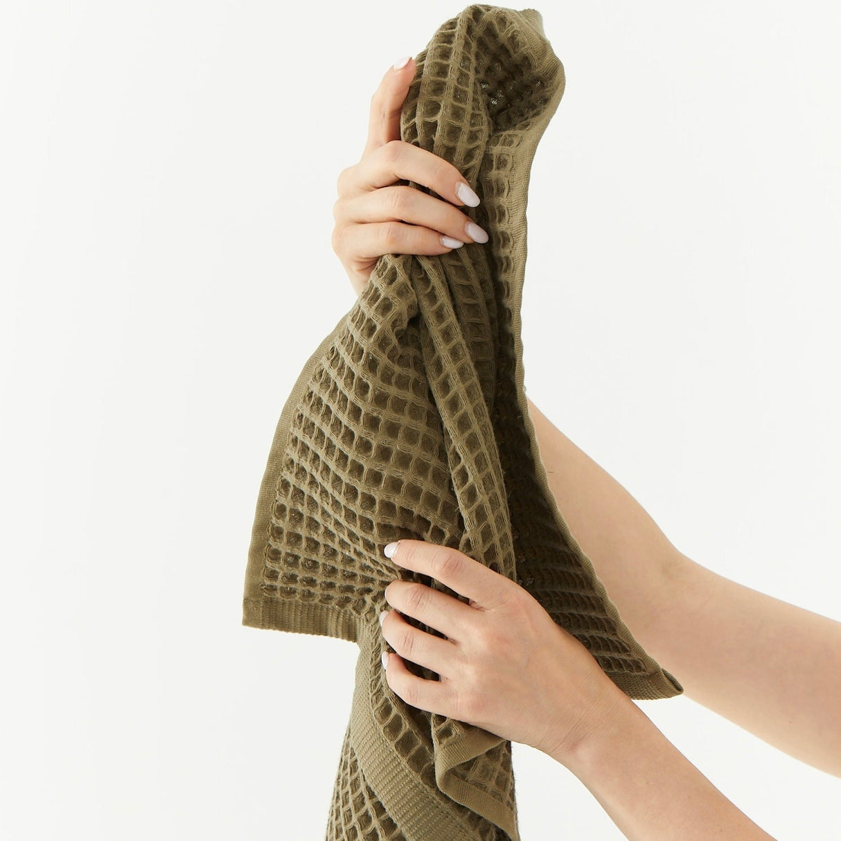 Olivia Waffle Bath Towels