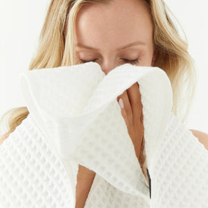 Olivia Waffle Bath Towels
