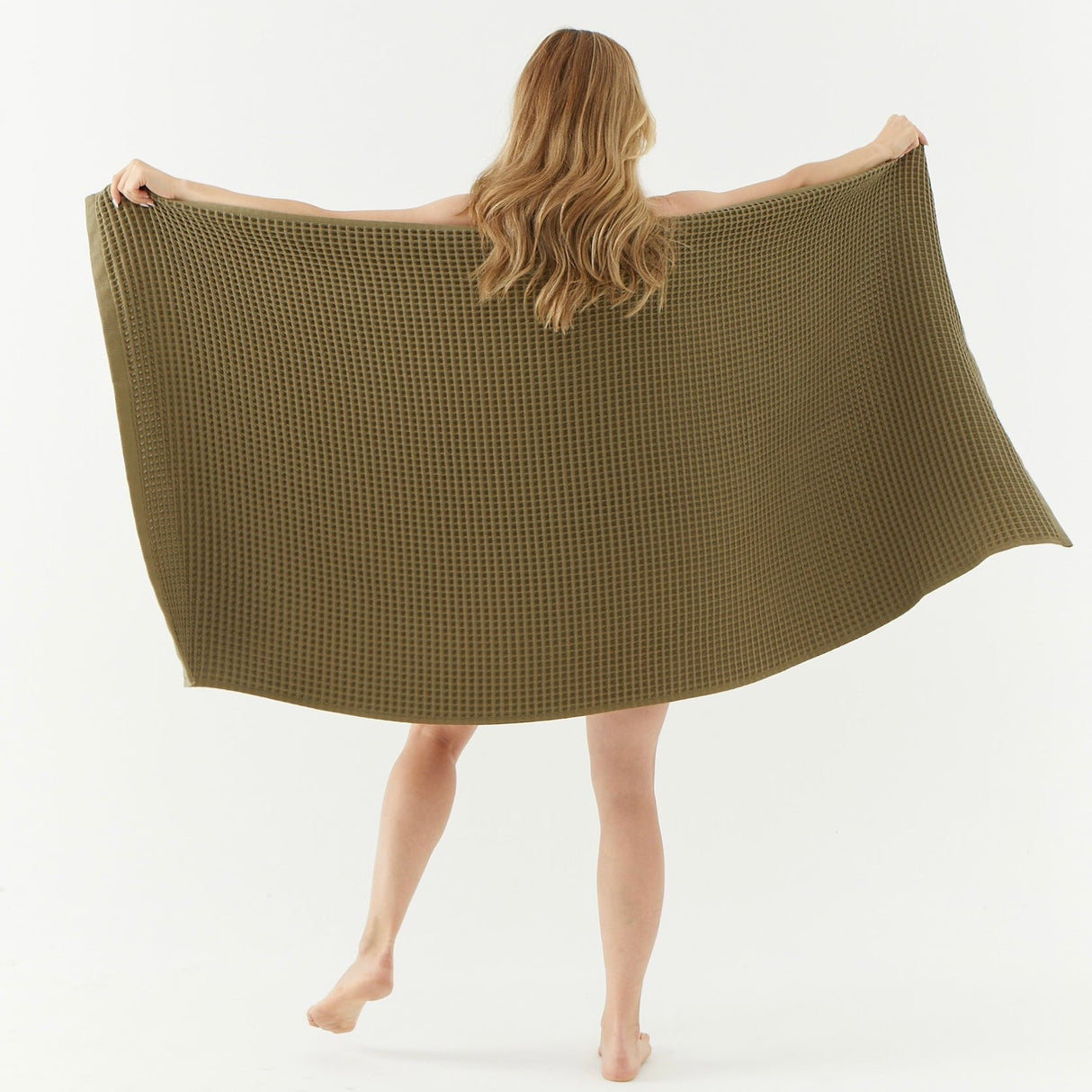 Olivia Waffle Bath Towels