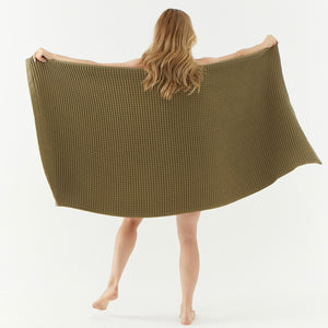 Olivia Waffle Bath Towels