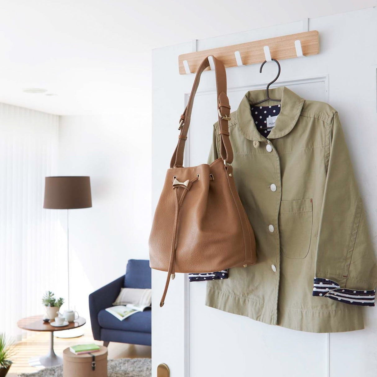 Over-the-Door Rack - Wood