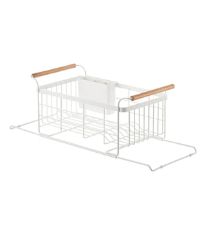 Over-the-Sink Dish Rack - Steel + Wood