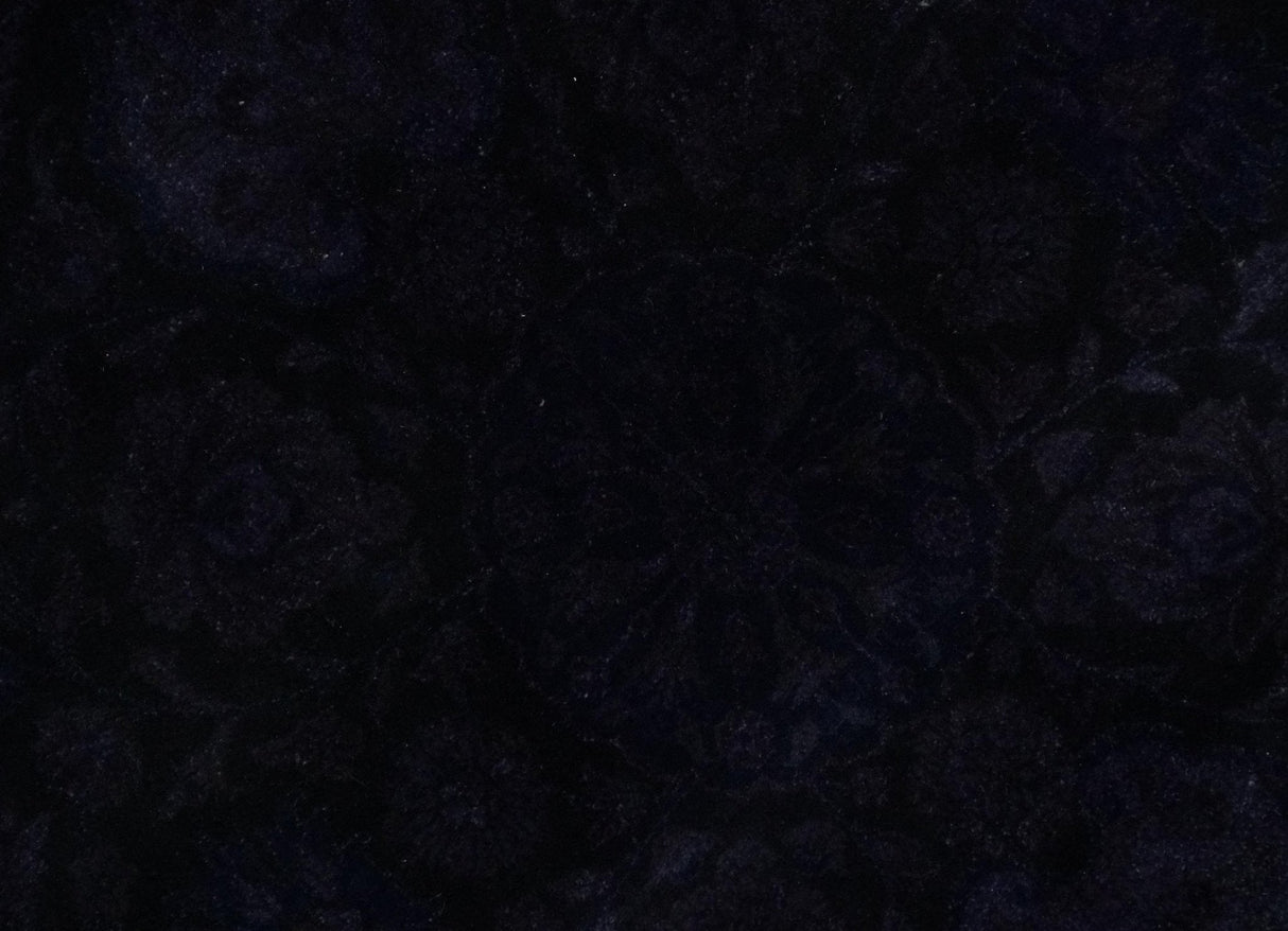 Overdyed Royal Dark Purple Hand Knotted 8x10 Traditional Oushak Design Wool Accent Rug | N362810