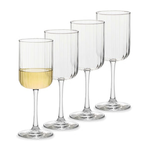 Paneled All Purpose Wine Glasses, 13.5 ounce, Set of 4
