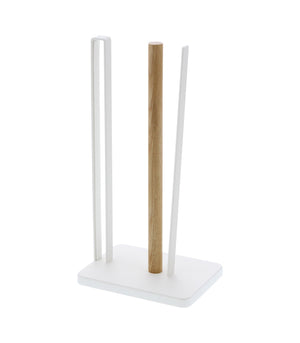 Paper Towel Holder - Steel + Wood