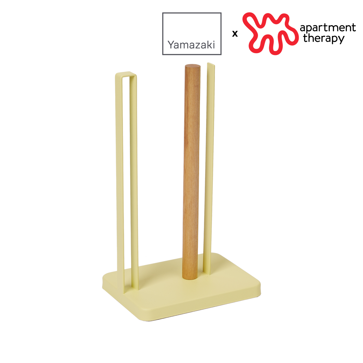 Paper Towel Holder - Steel + Wood