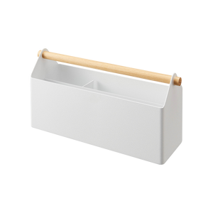 Pen + Desk Organizer - Large - Steel + Wood