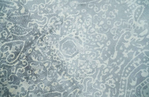 Premium Style Silver and Gray Traditional Medallion 5x8 Hand loom Viscose Area Rug