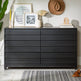 Priya 6-Drawer Solid Wood Dresser