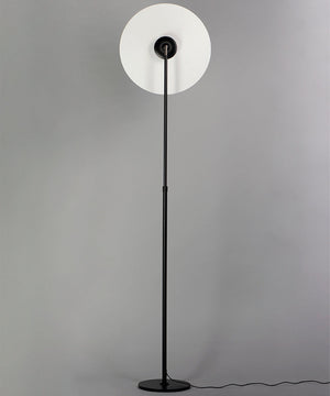 Radar 65"H 1-Light LED Floor Lamp Light Fixture Black and White Finish by ET2