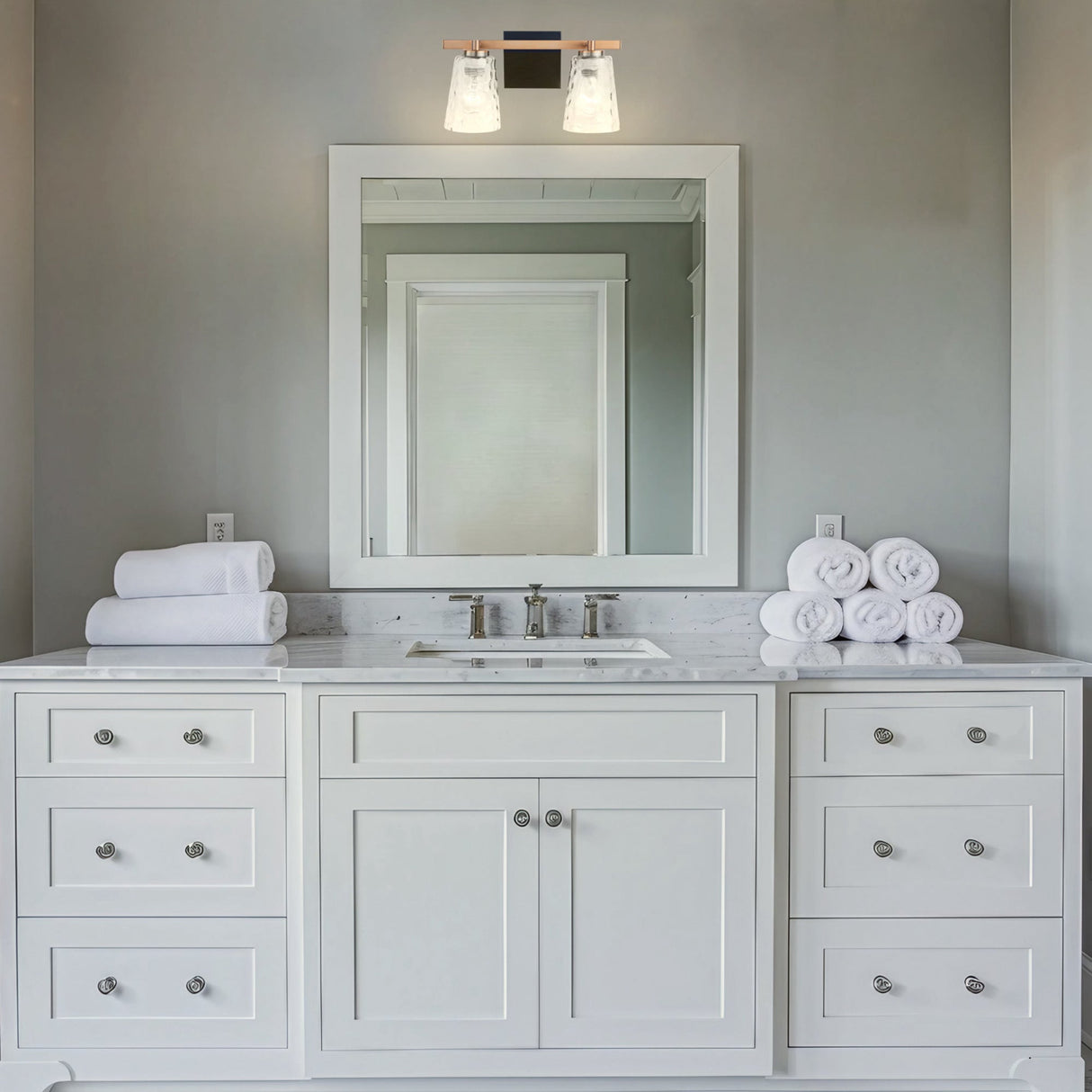 Radiance Modern 2-Light Dimmable Vanity Light