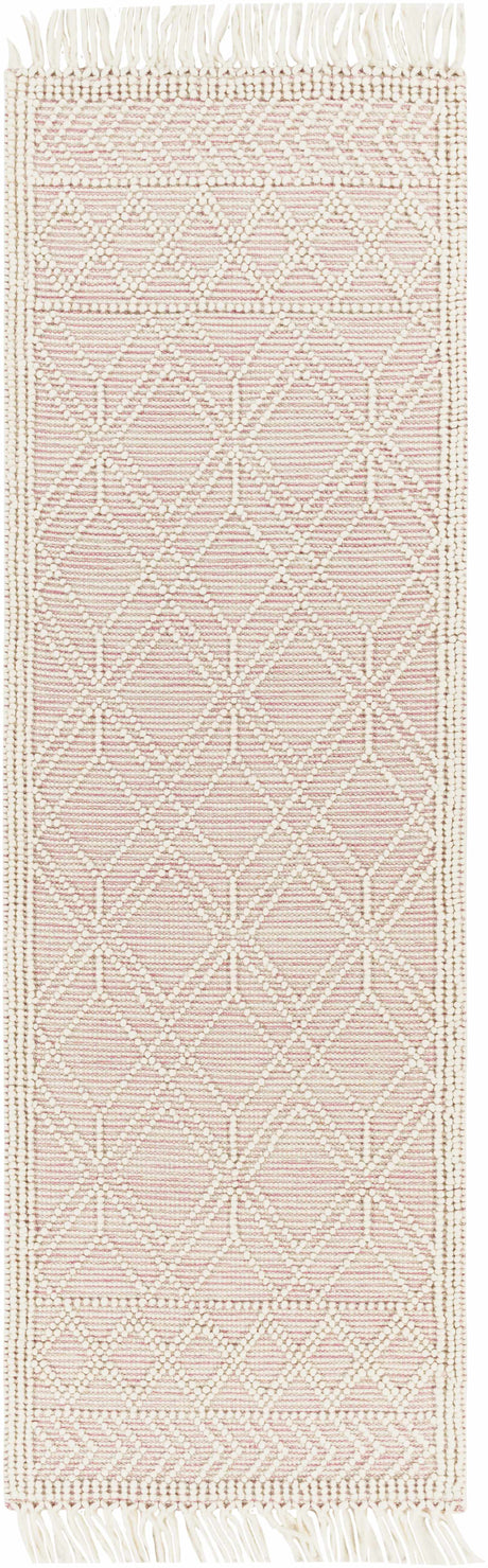 Ramsbury Soft Pink Wool Rug