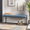 Rangely Upholstered Fabric Entry Bench