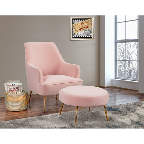 Rebecca Footstool, Pink