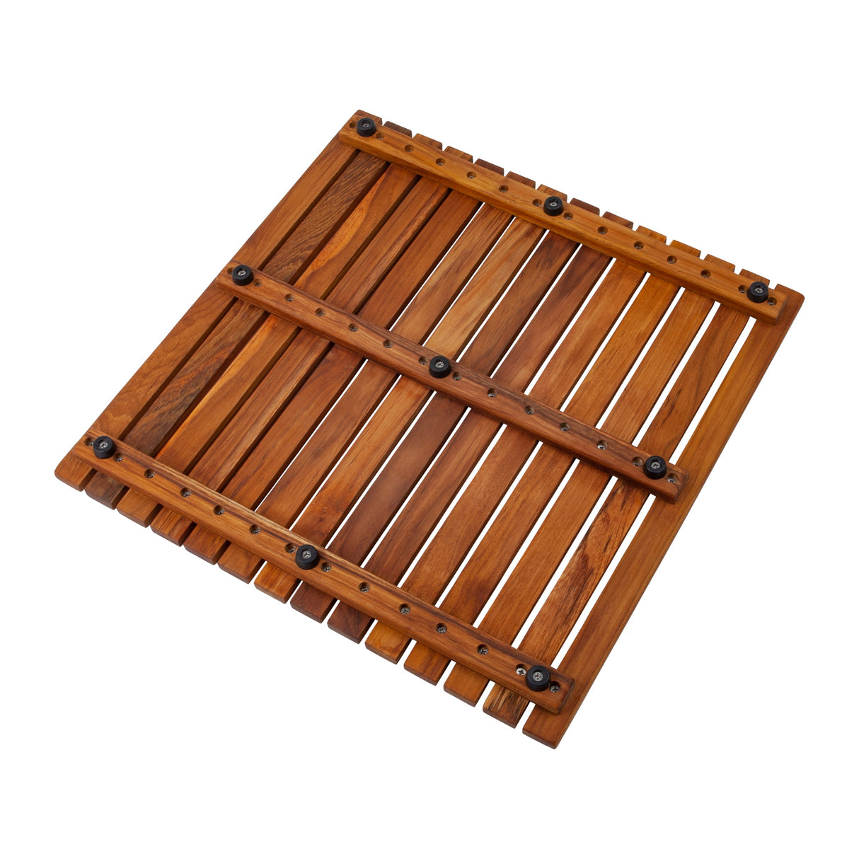 Redfish Oiled Teak Shower and Bath Mat 19.6″ x 19.6″