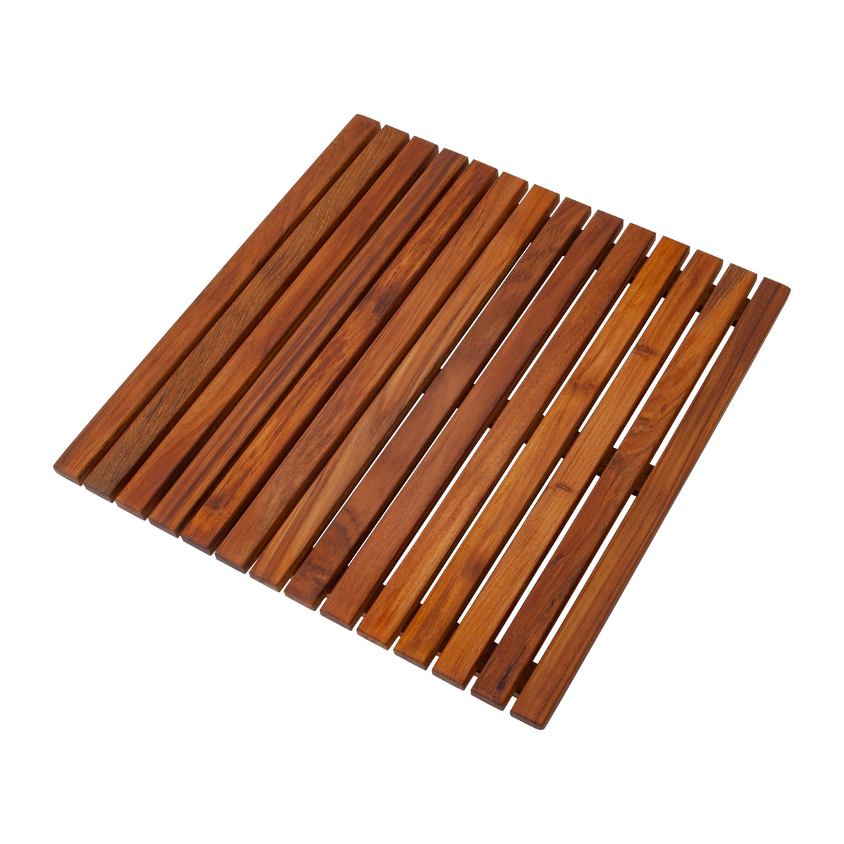 Redfish Oiled Teak Shower and Bath Mat 19.6″ x 19.6″