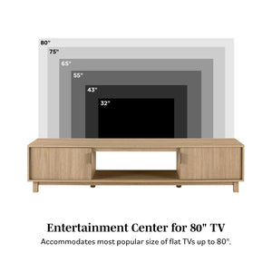 Reema Arundo Scandinavian Reeded TV Stand
