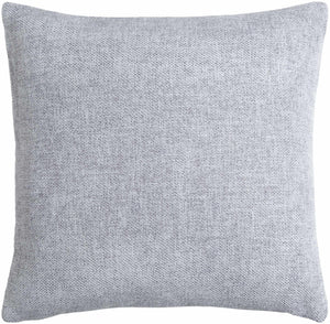 Reijo Silver & Blue Linen Look Accent Pillow