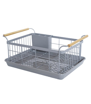 Replacement Drainer Tray for Dish Rack - Steel + Wood