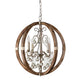 Retha Brown 4-Light Caged Chandelier