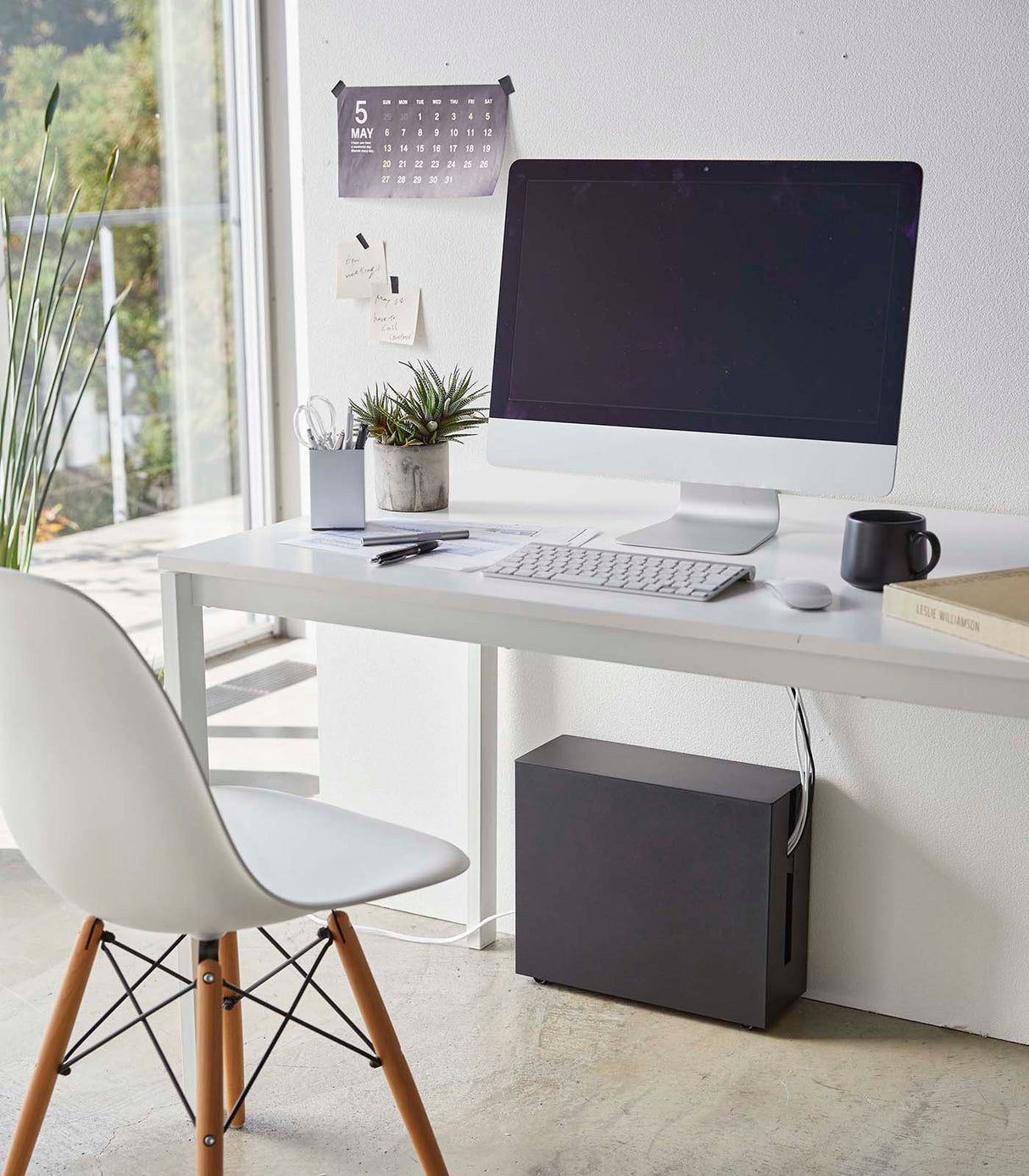 Rolling Cable Management Box - Steel