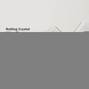 Rolling Crystal Wine Glasses Set of 2