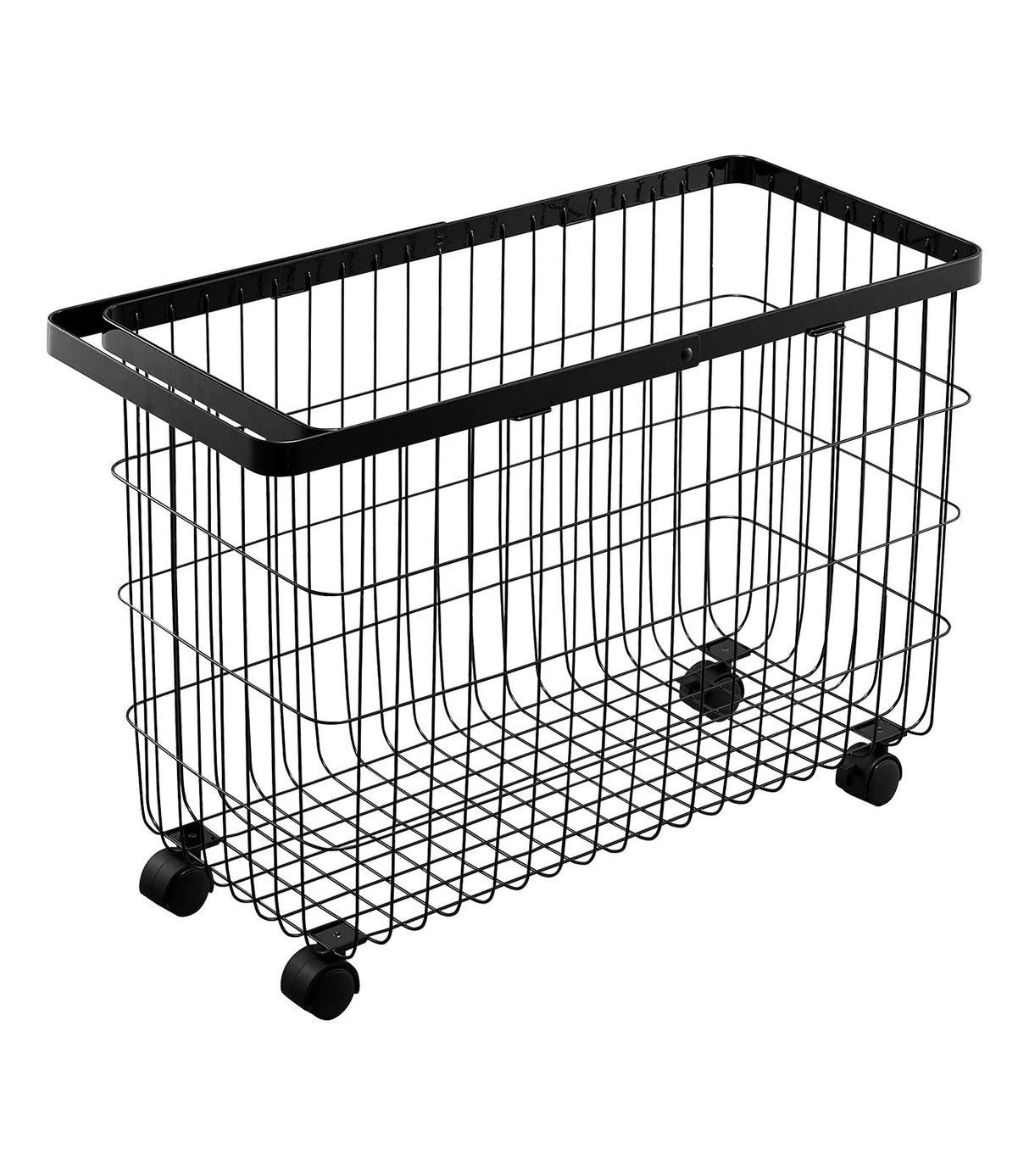 Rolling Wire Basket (14.8" H) - Steel