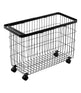 Rolling Wire Basket (14.8" H) - Steel