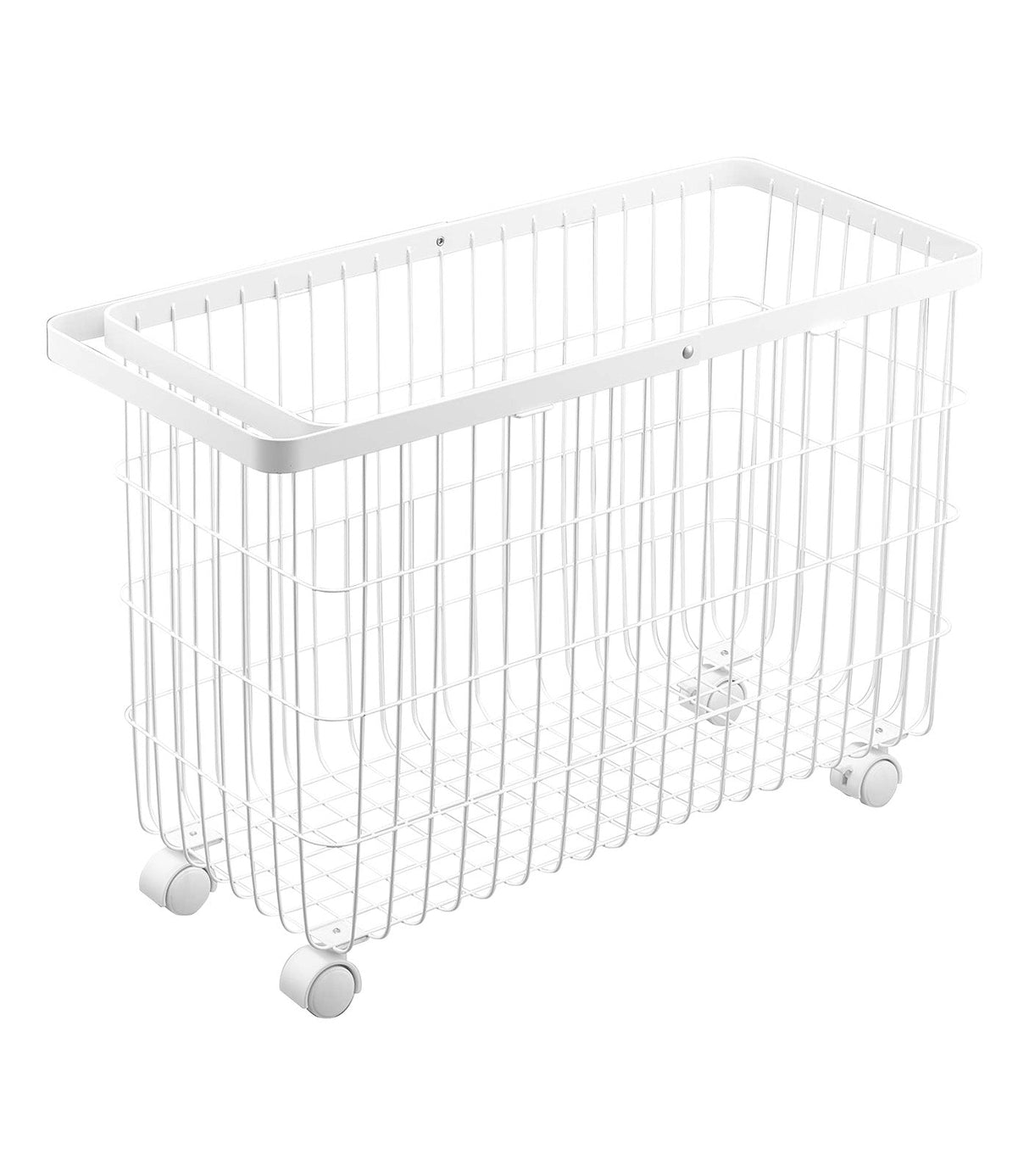 Rolling Wire Basket (14.8" H) - Steel